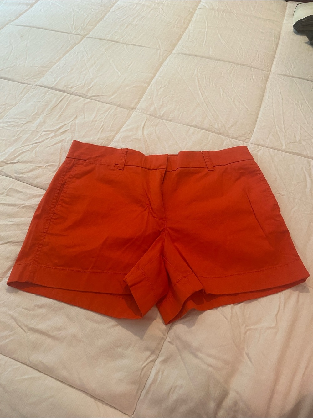 J. Crew Bright Orange Cotton Chino Shorts